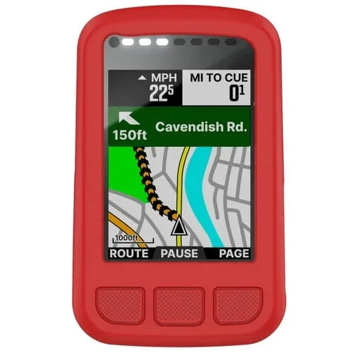 Funda Protectora Silicona para Cronómetro Wahoo Elemnt Bolt V2 Wfcc5 (Rojo)