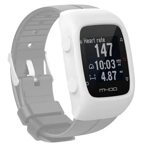 Funda Protectora Silicona para Reloj Inteligente Polar M430 (Blanco)