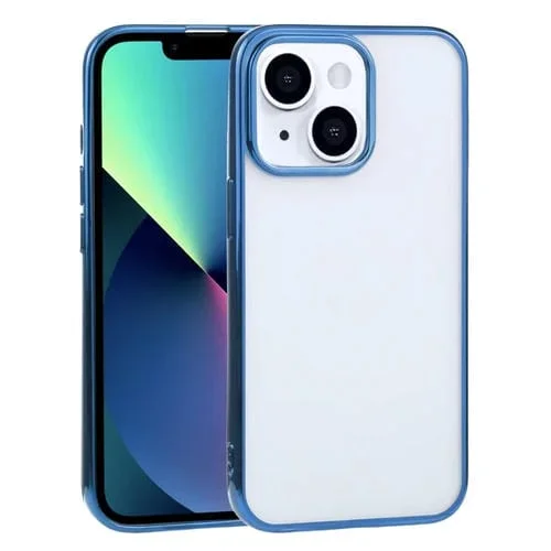 Funda Protectora TPU Galvanizada para iPhone 13 Mini Ultrafina (Azul)