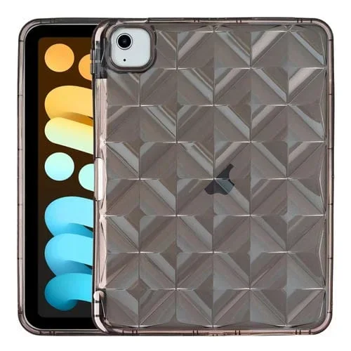 Funda Tablet TPU Airbag Diamond Texture para iPad Mini 6 (Negro)