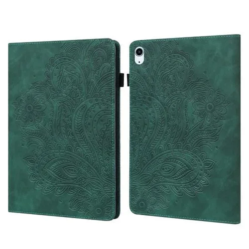 Funda Tablet TPU + PU Cuero Smart con Sueño Despertador iPad Air 2022 Air 2020 10.9 (Green)