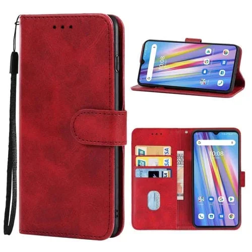 Funda Telefónica de Cuero para Umidigi A11S (Rojo)