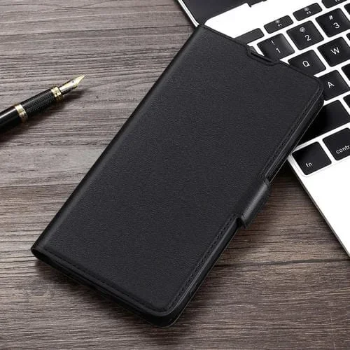 Funda Telefónica Kyocera Android One S8 Hebilla de Voltaje Ultra-Delgada Pu + TPU (Negro)