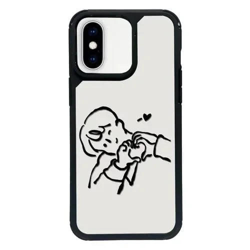 Funda teléfono PC iPhone X/Xs cobertura total (Niño)