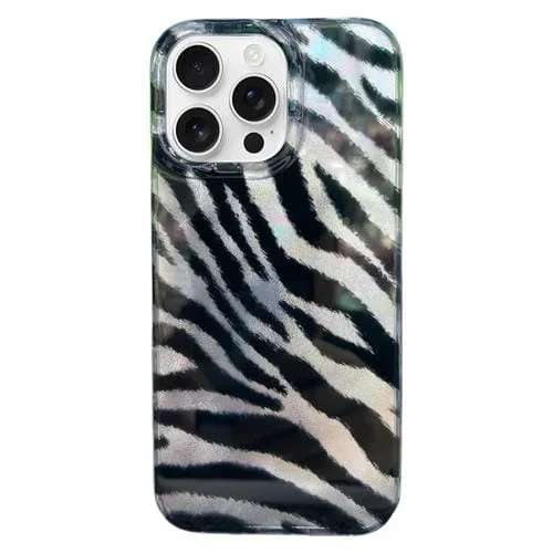 Funda TPU Doble Capa iPhone 13 Pro Max Patrón Imd Estampado de Cebra
