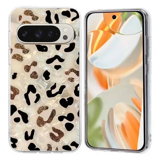 Funda TPU Google Pixel 9 Pro Estampado Pintura Colorida (Leopardo)