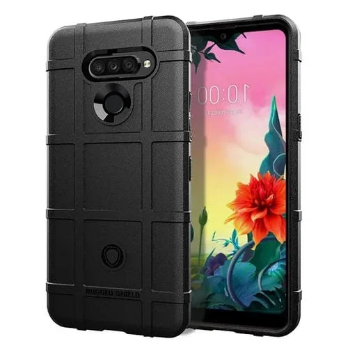 Funda TPU para LG Q70 a Prueba de Golpes con Cobertura Total (Negro)
