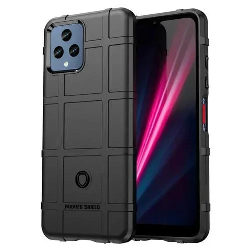 Funda TPU para T-Mobile Revvl 6X a Prueba de Golpes Cobertura Total (Negro)