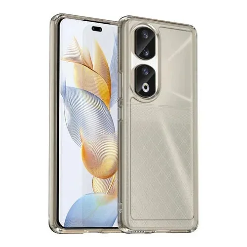 Funda TPU para Teléfono Serie Candy Honor 90 Pro (Gris Transparente)