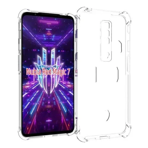 Funda TPU para ZTE Nubia Red Magic 7 con Engrosamiento Antideslizante y Protección (Transparente)