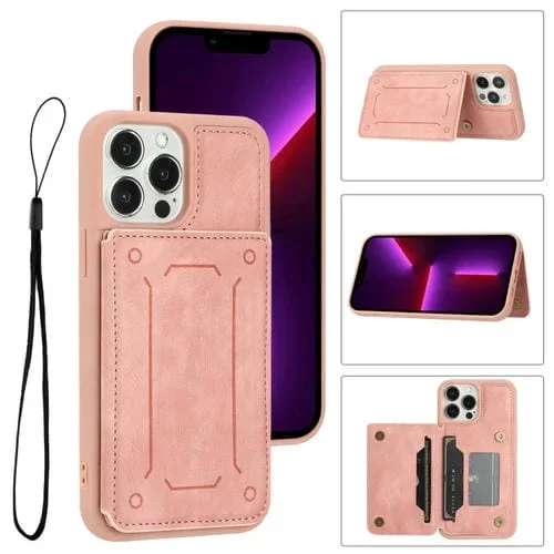 Funda Trasera Magnética para iPhone 11 Pro Dream con Billetera (Rosa)