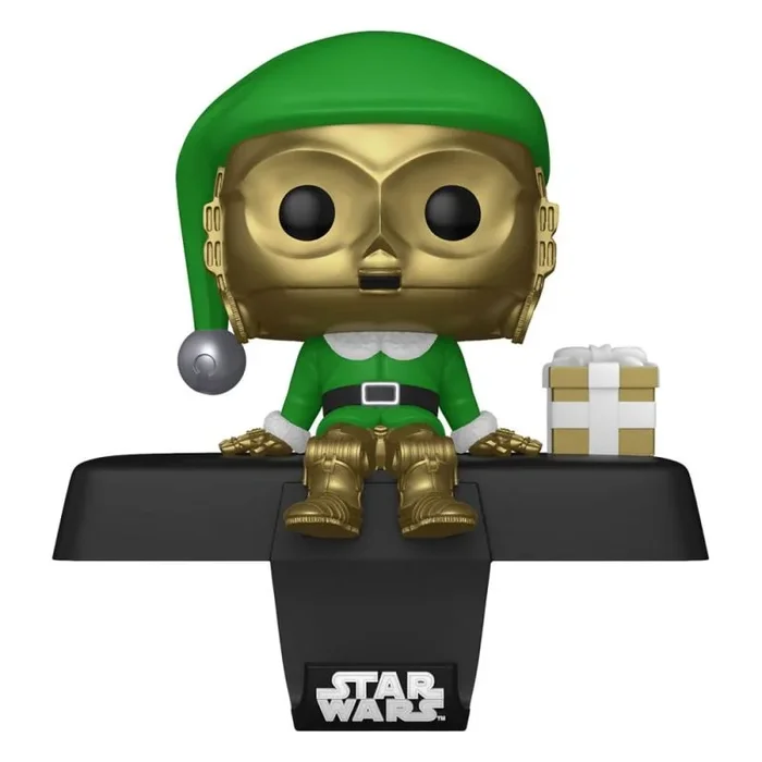 Funko Edge-Sitter: Star Wars – C-3PO – Figura de Vinilo Coleccionable – Idea para Regalo – Merchandising Oficial – Juguetes para Niños y Adultos – Maquetas para Coleccionistas y Expositores