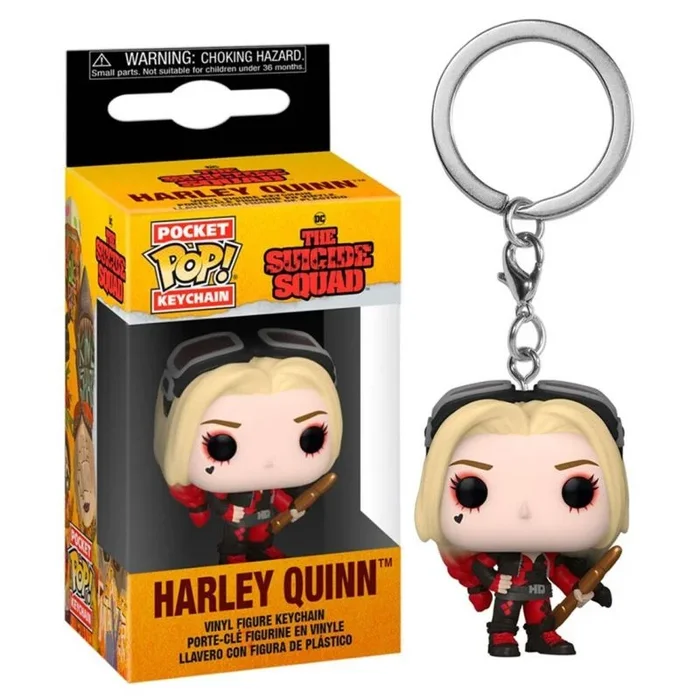 Funko pop keychain llavero dc comics escuadron suicida harley quinn bodysuit 56006