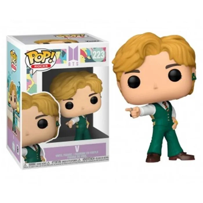 Funko Pop! Rocks: BTS – Dynamite – V – Figura de Vinilo Coleccionable – Idea de Regalo- Mercancia Oficial – Juguetes para Niños y Adultos – Music Fans – Muñeco para Coleccionistas y Exposición