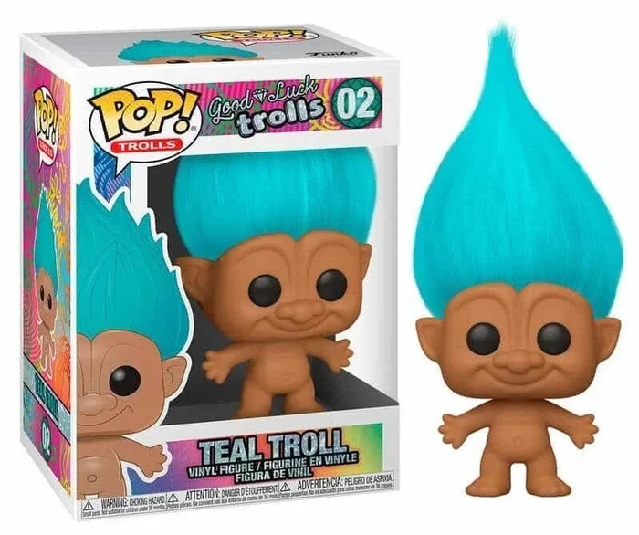 Funko Pop! Teal Troll Classic – Trolls – Figura de Vinilo Coleccionable – Idea de Regalo- Mercancia Oficial – Juguetes para Niños y Adultos – Muñeco para Coleccionistas y Exposición