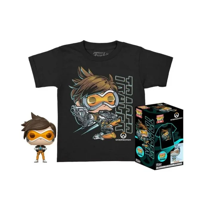 FUNKO TEES Overwatch – Pocket Pop N° XX – Tracer + T-Shirt (L)