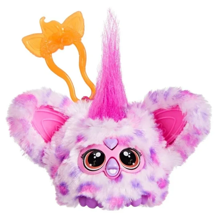 Furby Furblets, Miniamigo Hip-Bop, Más de 45 Sonidos, Música Hip-Pop y Frases en Furbish, Peluche electrónico, Niñas y Niños a Partir de 6 años, Rosado y Lila