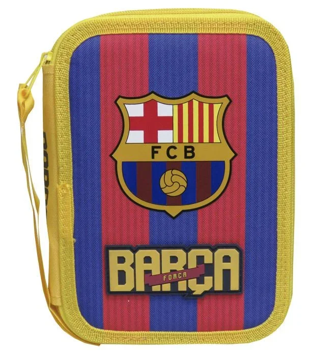 Futbol Club Barcelona- Plumier 2 Pisos (CYP Imports EP-671-BC)