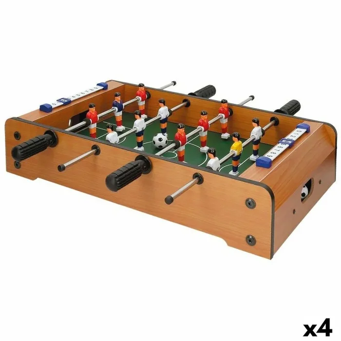 Futbolín de sobremesa colorbaby 50 x 9,5 x 31 cm (4 unidades)