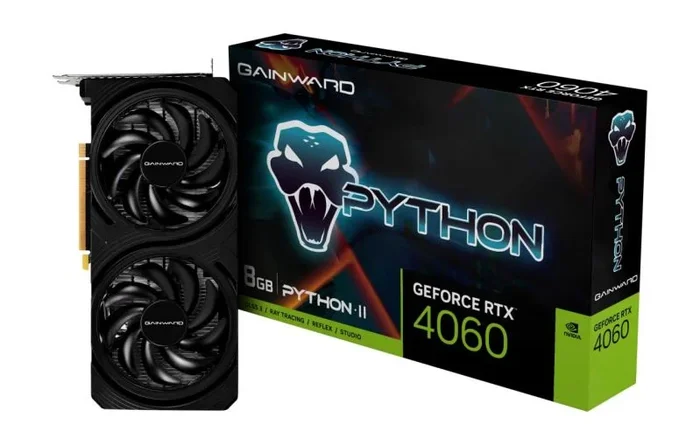 Gainward Tarjeta gráfica GeForce RTX 4060 Python II