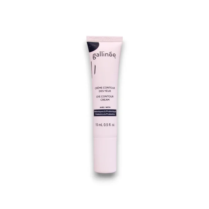 Gallinée Eye Contour Cream – Crema Reparadora e Hidratante para contorno de Ojos con prebióticos y probióticos naturales, 15 ml
