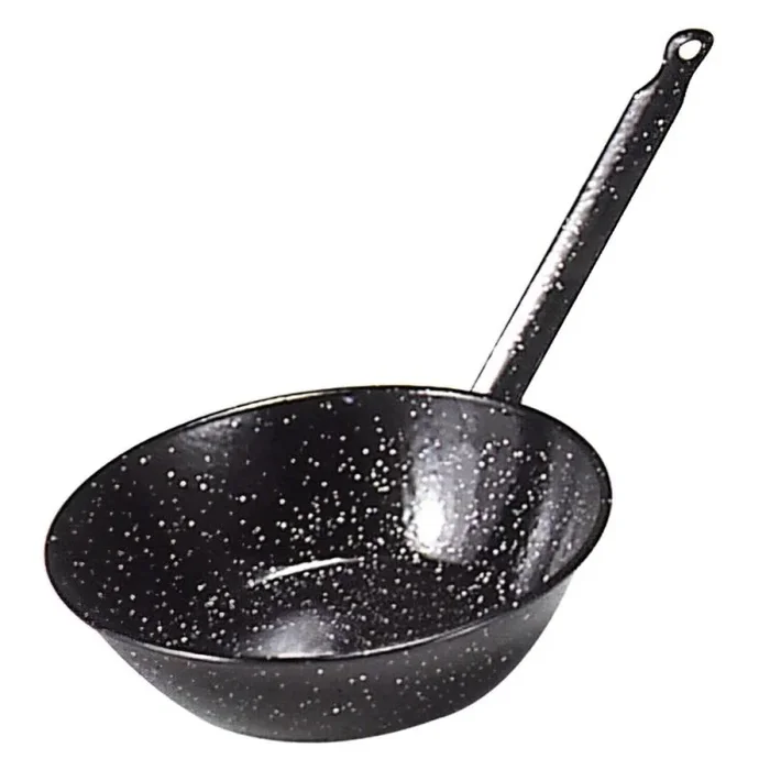 Garcima – Sartén Doble Honda Con Mango Esmaltada 38 cm.