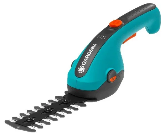 Gardena Tijeras cortacésped a batería ClassicCut Li: Tijeras cortacésped para Bordes, Ancho de Corte 8 cm, Mango ergonómico con indicador de batería LED, Cuchillas fáciles de Cambiar (9884-20)