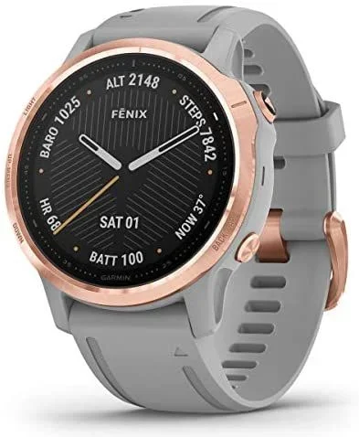 Garmin fēnix 6S 3,05 cm (1.2″) MIP Digital 240 x 240 Pixeles Oro rosa Wifi GPS (satélite)