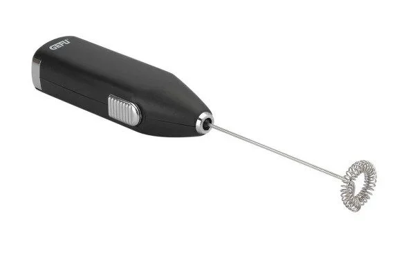 GEFU 12720 milk frother/warmer Automático Negro, Acero inoxidable