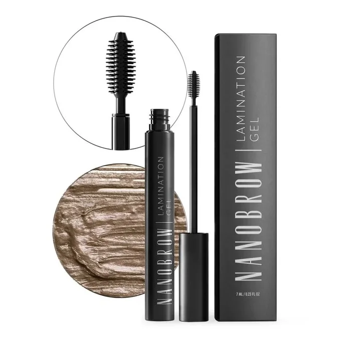 Gel De Cejas Nanobrow Lamination Gel – Peinado de cejas y maquillaje (Beige)