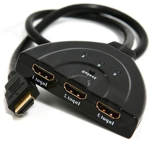 Gembird DSW-HDMI-35 hub de interfaz Negro