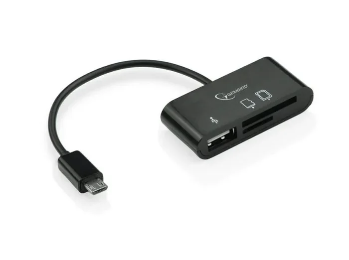 Gembird UHB-OTG-01 lector de tarjeta USB 2.0 Negro