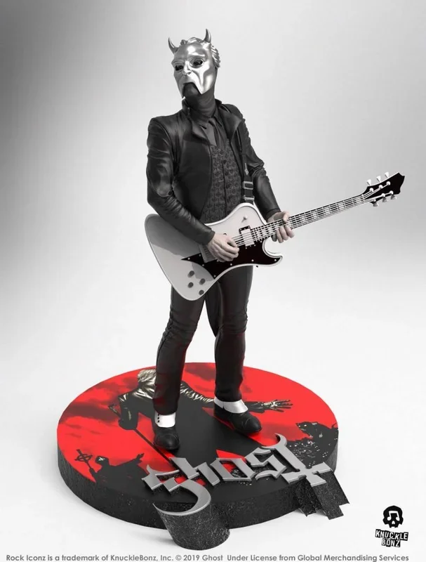Ghost statuette Rock Iconz Nameless Ghoul (White Guitar) Limited Edition 22 cm