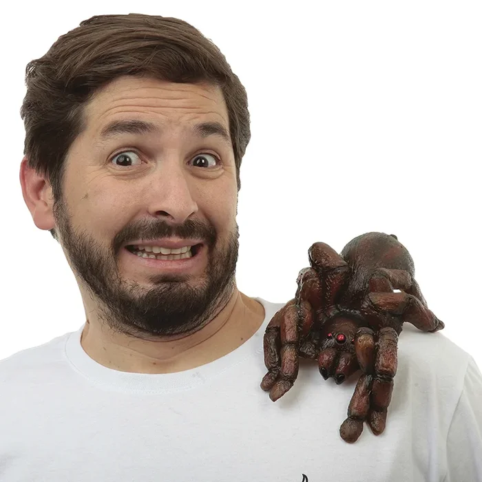 Ghoulish Productions – Compañero de Hombro: Tarántula, Línea Compañero de Hombro Disfraz de Látex Resistente, Pintada a Mano, Halloween, Desfile de Carnaval, Fiesta de Disfraces, Talla única Adulto.