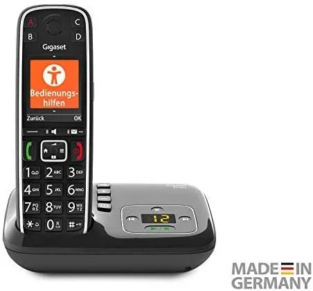 Gigaset E720A Teléfono DECT/analógico Identificador de llamadas Negro