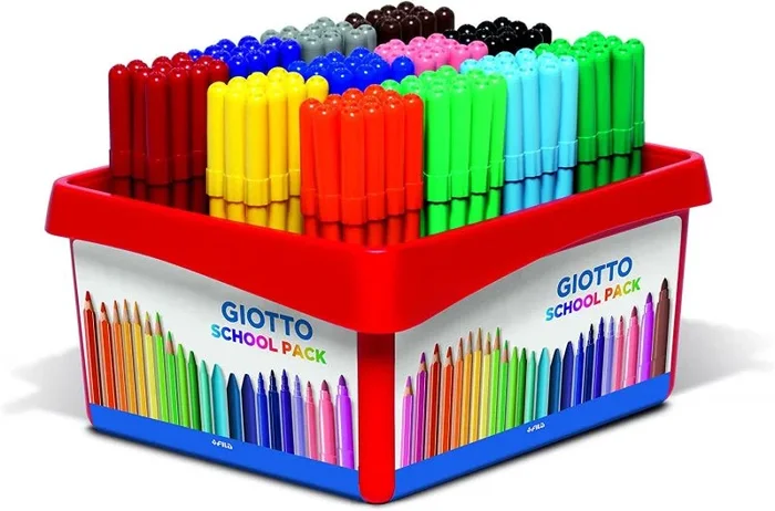Giotto Turbo Maxi Rotuladores, Schoolpack 108 unidades