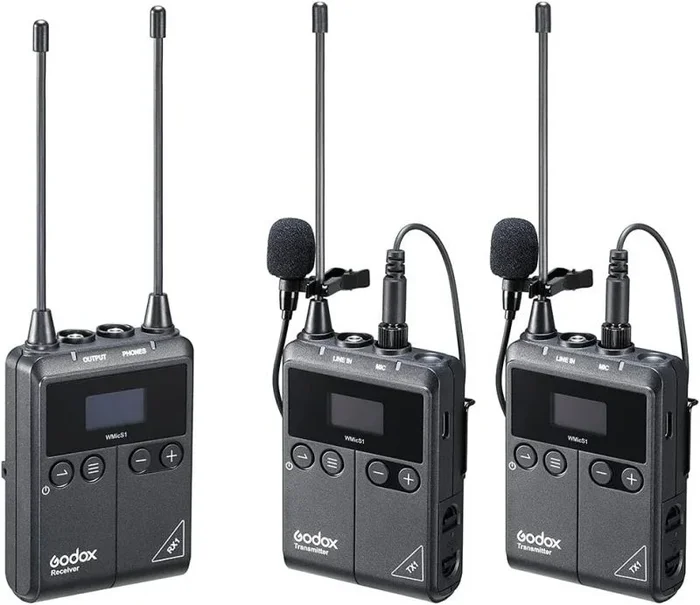 Godox WmicS1 Kit 2 UHF Lavalier Wireless System