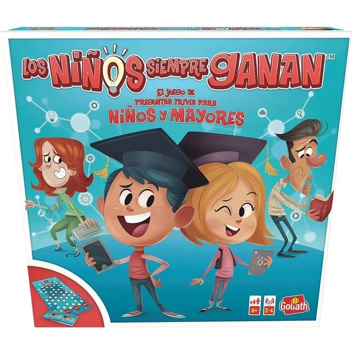 Goliath Los Niños Siempre Ganan, Juego de Preguntas para Padres e Hijos, 920178