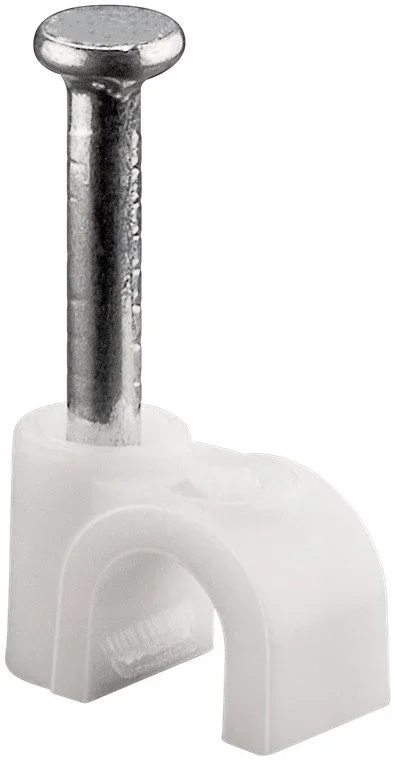 Goobay 17076 abrazadera para cable Blanco 100 pieza(s)