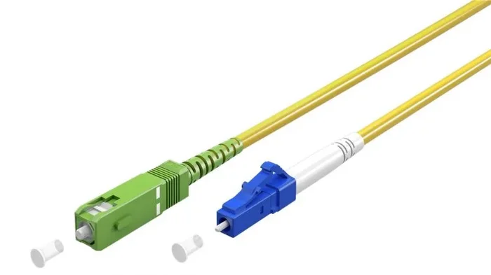 Goobay 59654 Cable de fibra óptica e InfiniBand 20 m SC LC FTTH Amarillo