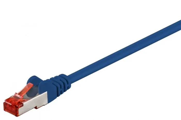 Goobay 68266 cable de red Azul 0,5 m Cat6 S/FTP (S-STP)