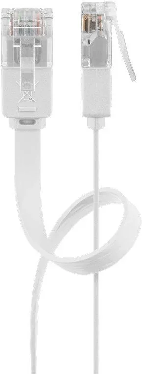 Goobay 95151 cable de red Blanco 1 m Cat6 U/UTP (UTP)
