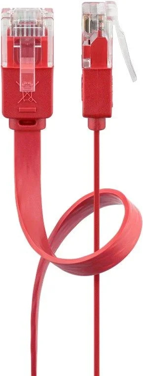 Goobay 96400 cable de red Rojo 1 m Cat6 U/UTP (UTP)
