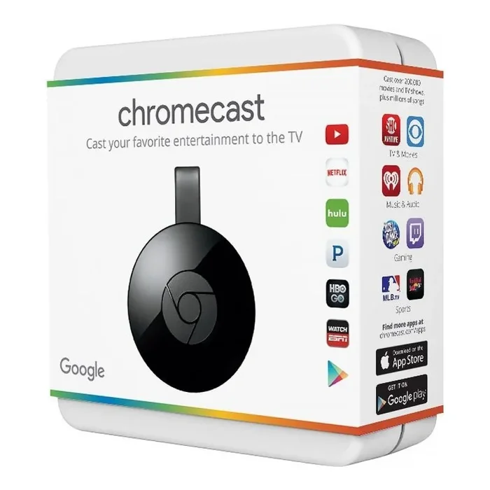 Google Chromecast 2 HDMI Full HD Negro