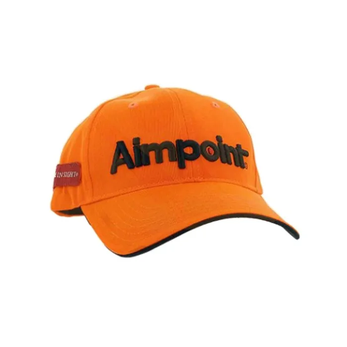 Gorra Aimpoint de color naranja, alta visibilidad, diseño actual, ajuste trasero, talla única, PB0313