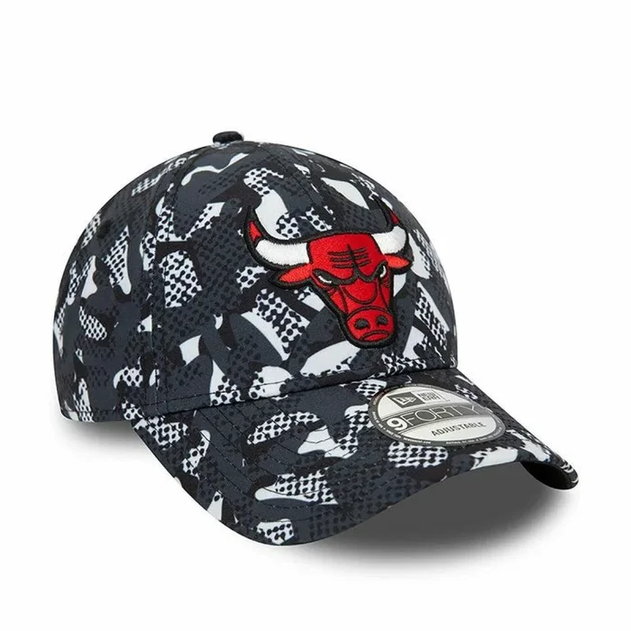 Gorra deportiva new era chicago bulls negro talla única
