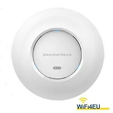 Grandstream gwn7660e punto de acceso wifi 6 ax3000 (802.11ax) de interior. velocidad:3gbps. cobertura:175m. clientes: 256. puertos: 1xgbe. chipset broadcom. apto para