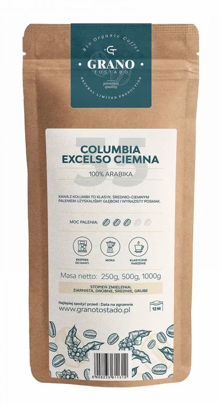 Grano Tostado COLUMBIA EXELSO CIEMNA 1 kg