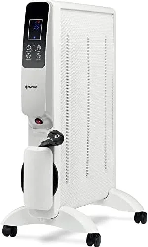 Grunkel – Radiador de Mica Digital de rapida convección y difusor de calor RMC-1500DG – 1500W – 2 niveles de potencia. Termostato regulable. Rápido calentamiento aumenta la temperatura de inmediato.