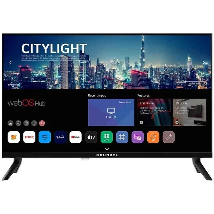 Grunkel Television Smarttv 24 Pulgadas WebOs QLED (WebOs)